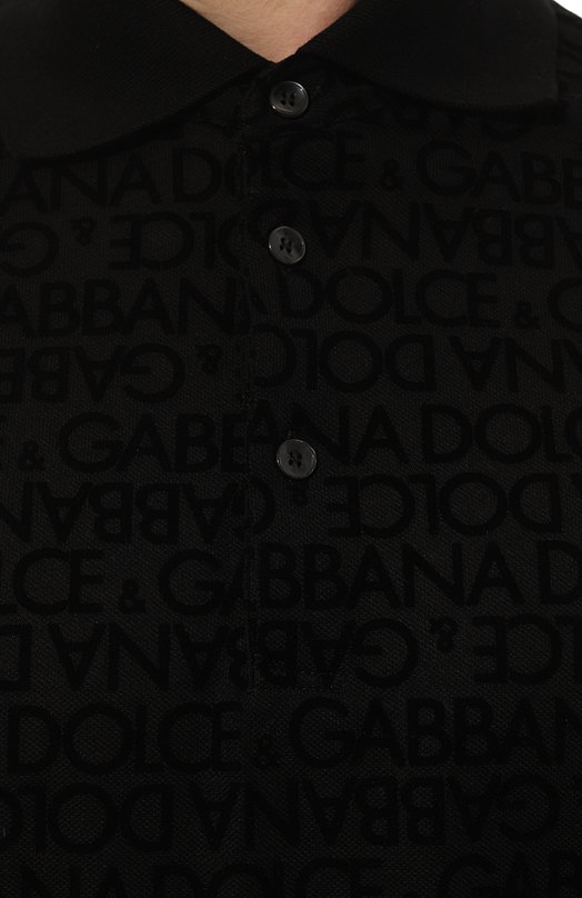 фото Хлопковое поло dolce & gabbana