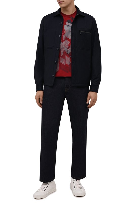 фото Хлопковая футболка ermenegildo zegna