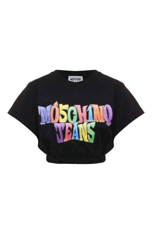 фото Хлопковая футболка m05ch1no jeans