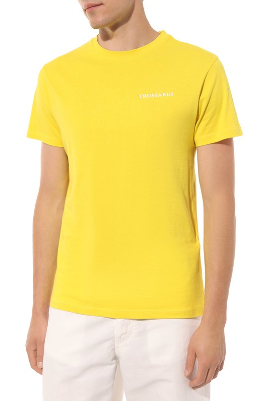 фото Хлопковая футболка trussardi