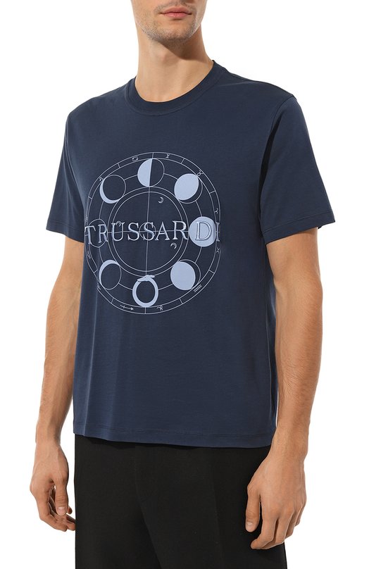 фото Хлопковая футболка trussardi
