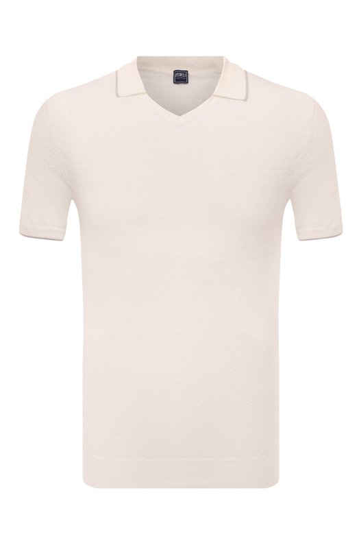 фото Поло изо льна и хлопка fedeli