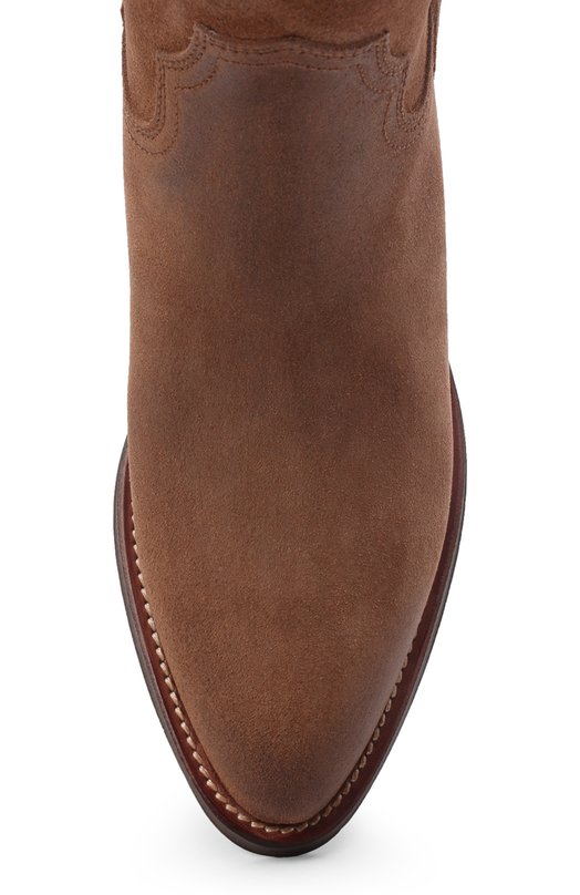 фото Замшевые сапоги saint laurent