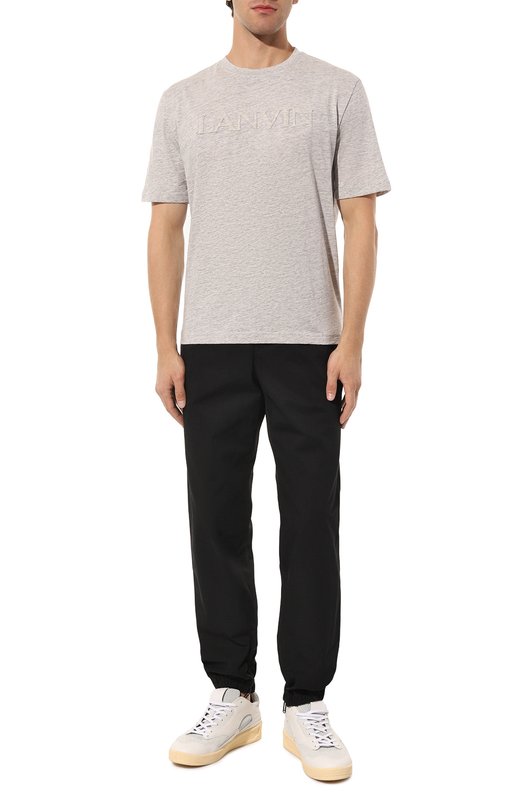 фото Хлопковая футболка lanvin