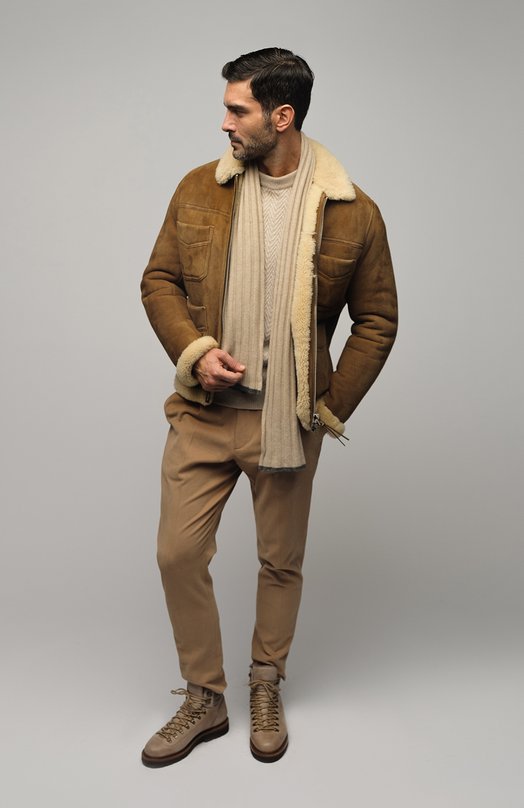 фото Хлопковые брюки ermenegildo zegna