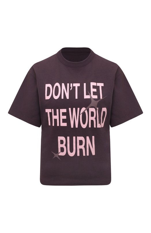 фото Хлопковая футболка heron preston