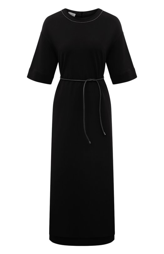 фото Хлопковое платье brunello cucinelli