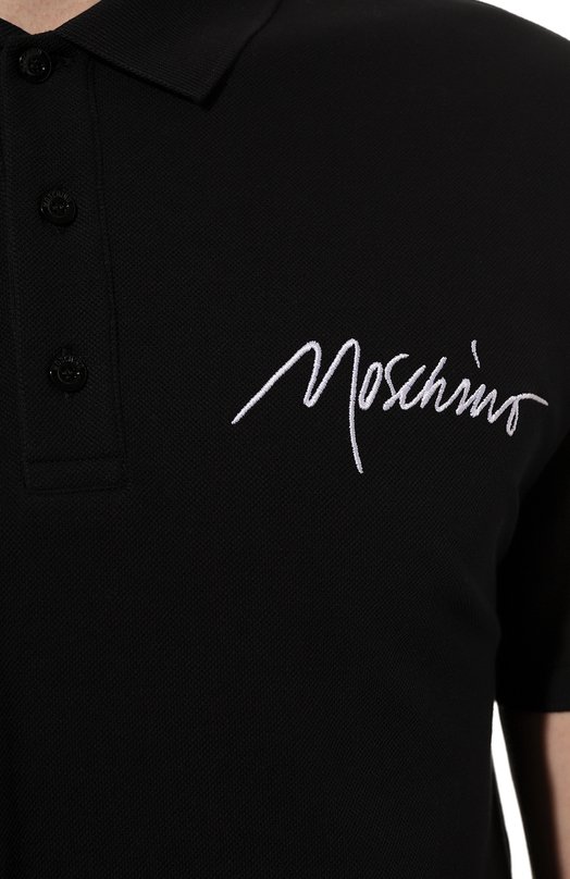фото Хлопковое поло moschino