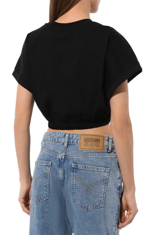 фото Хлопковая футболка m05ch1no jeans