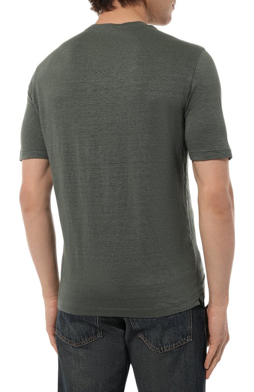 фото Льняная футболка andrea campagna