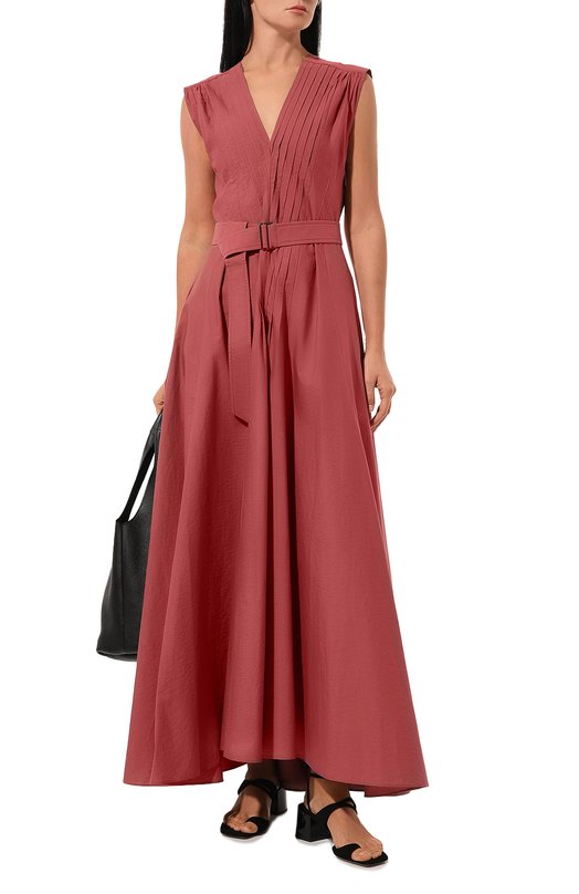 фото Хлопковое платье brunello cucinelli