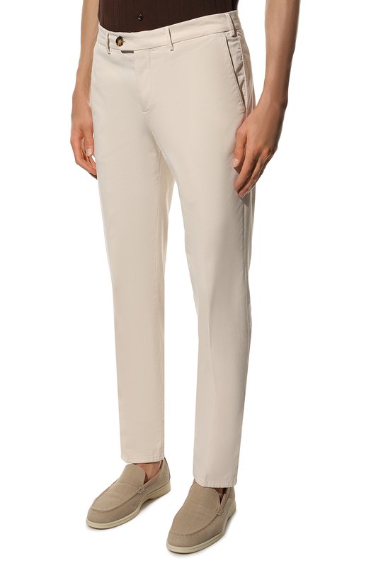 фото Хлопковые брюки brunello cucinelli