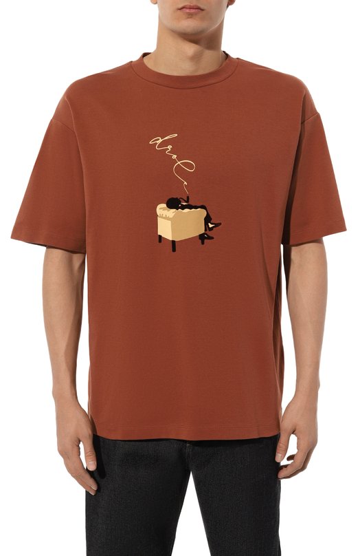 фото Хлопковая футболка drole de monsieur