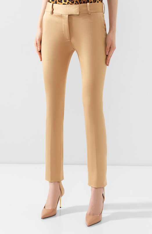 фото Хлопковые брюки со штрипками tom ford