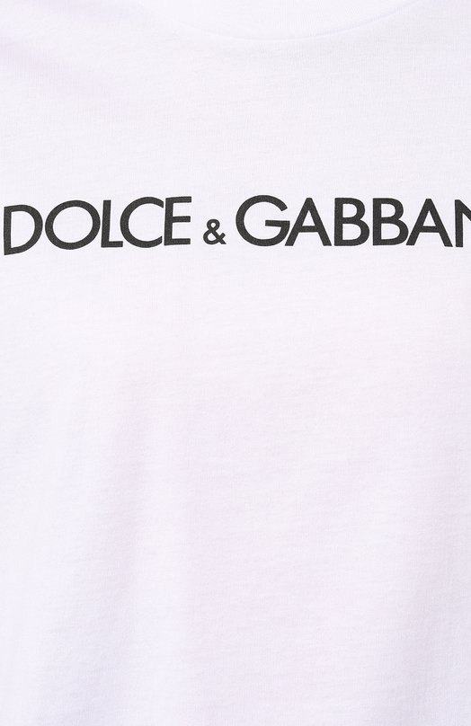 фото Хлопковая футболка dolce & gabbana