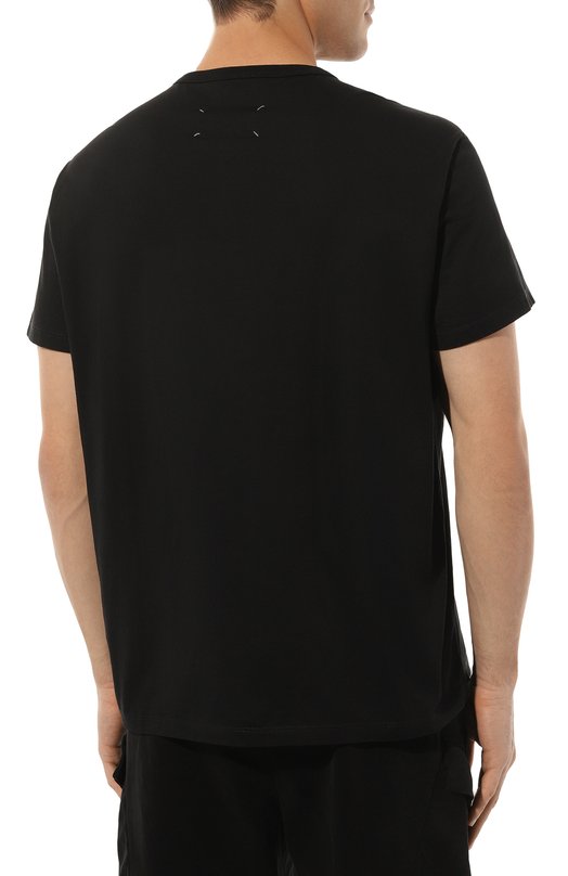 фото Хлопковая футболка maison margiela