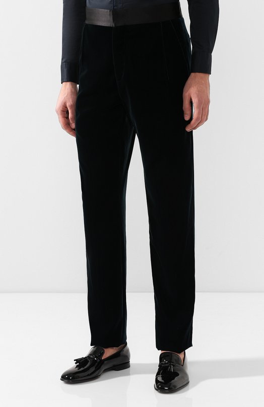 фото Брюки из вискозы прямого кроя giorgio armani