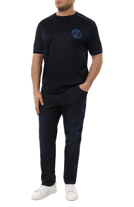 фото Хлопковая футболка stefano ricci