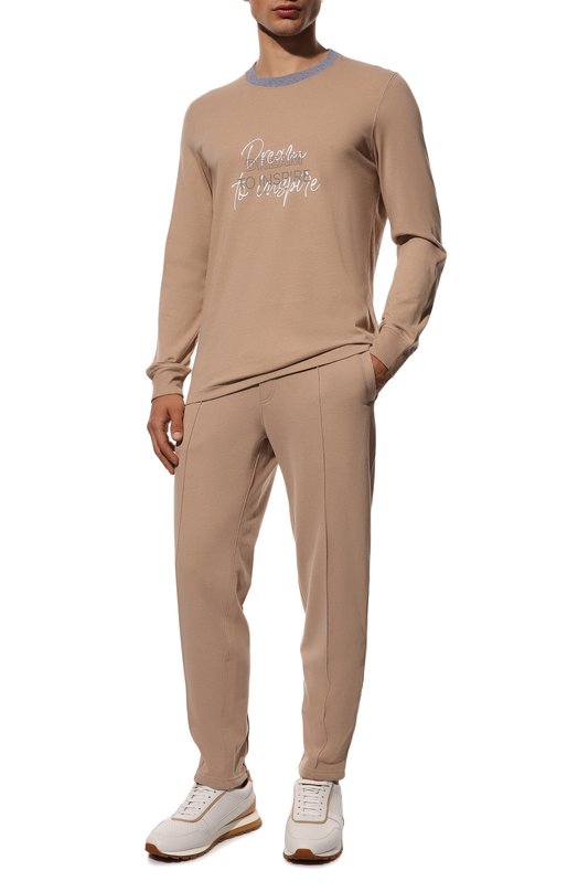 фото Хлопковые брюки brunello cucinelli