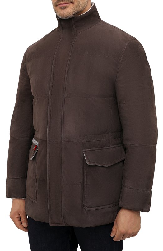 фото Замшевая куртка kiton