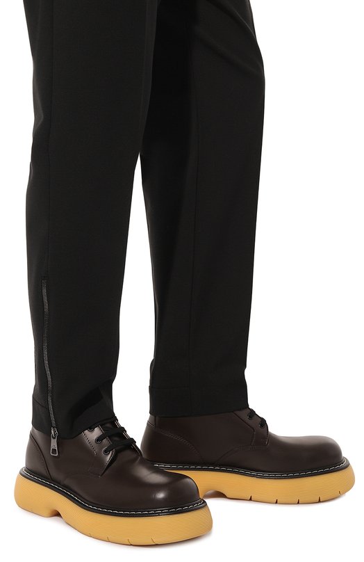 фото Кожаные ботинки bounce bottega veneta