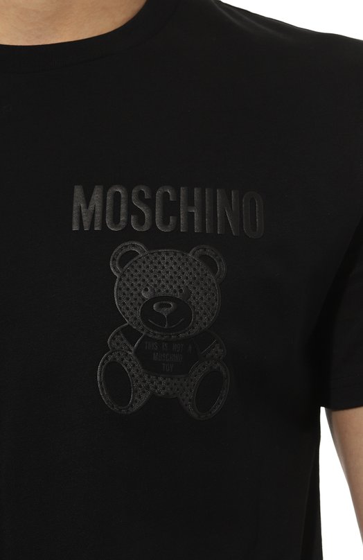 фото Хлопковая футболка moschino