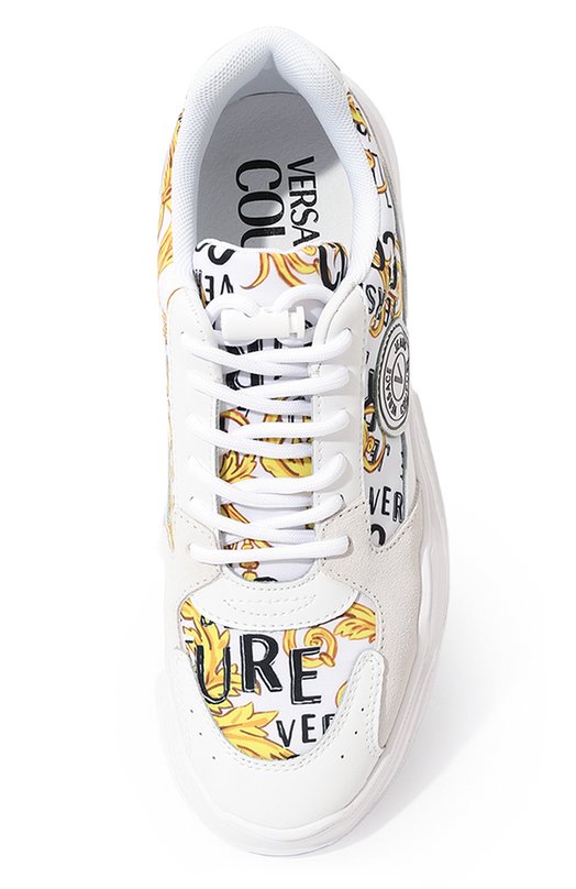 фото Комбинированные кроссовки versace jeans couture