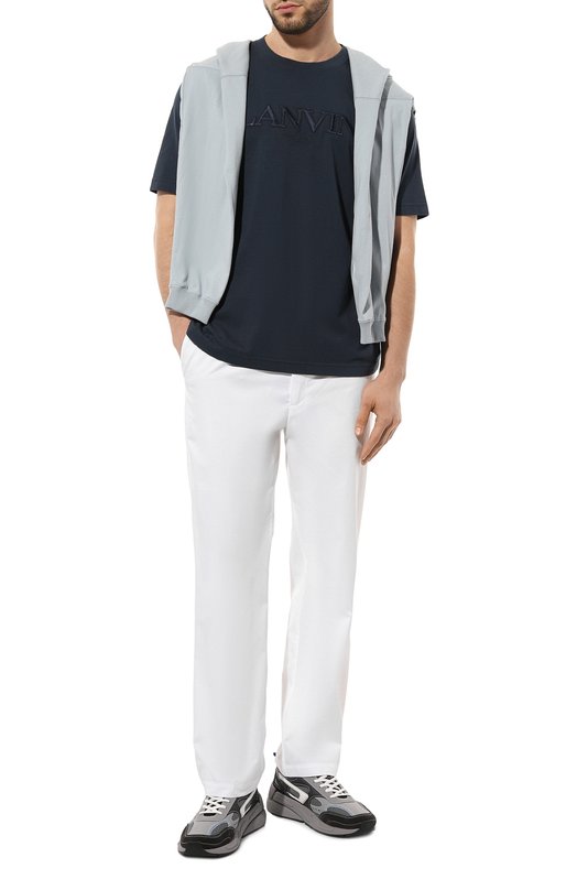 фото Хлопковая футболка lanvin