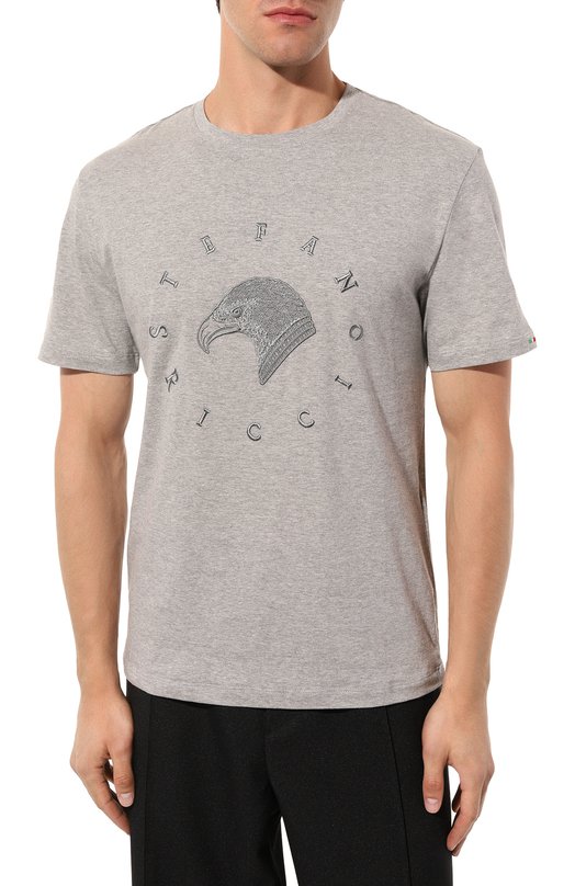 фото Хлопковая футболка stefano ricci