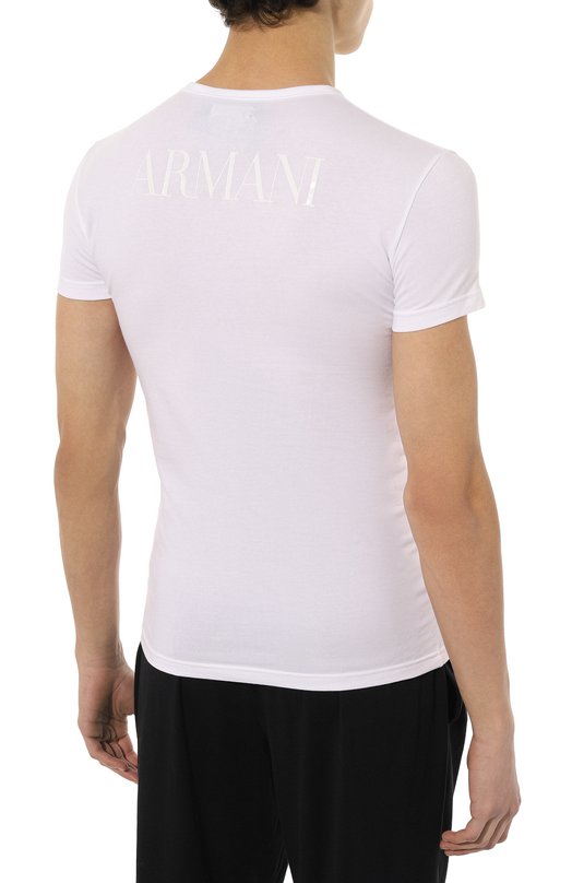 фото Хлопковая футболка emporio armani