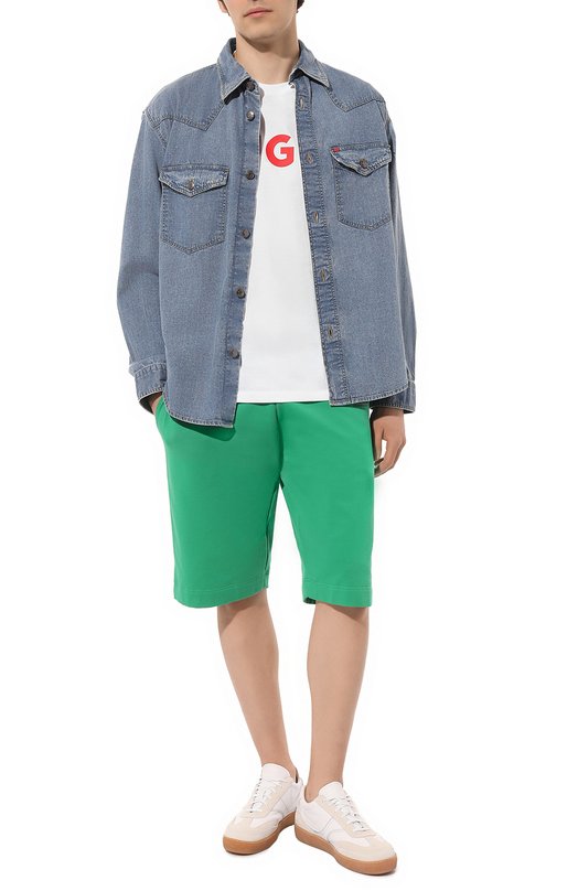 фото Хлопковая футболка hugo