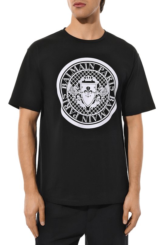 фото Хлопковая футболка balmain