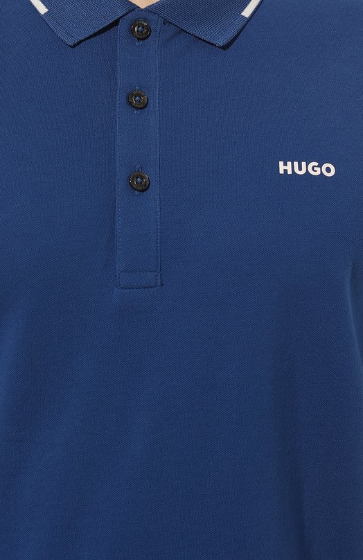 фото Хлопковое поло hugo