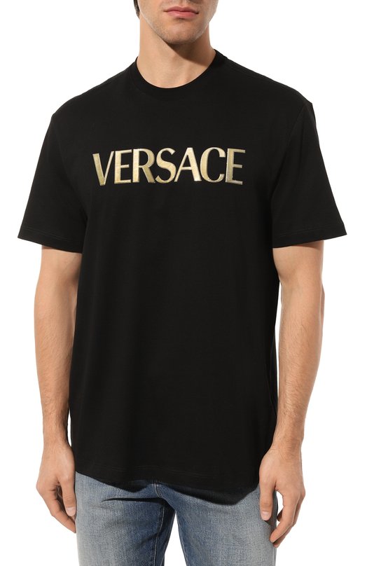 фото Хлопковая футболка versace
