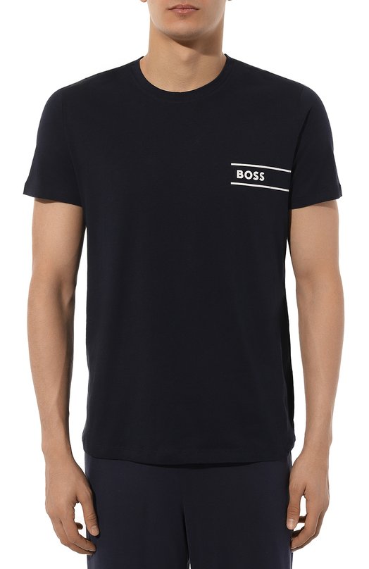 фото Хлопковая футболка boss