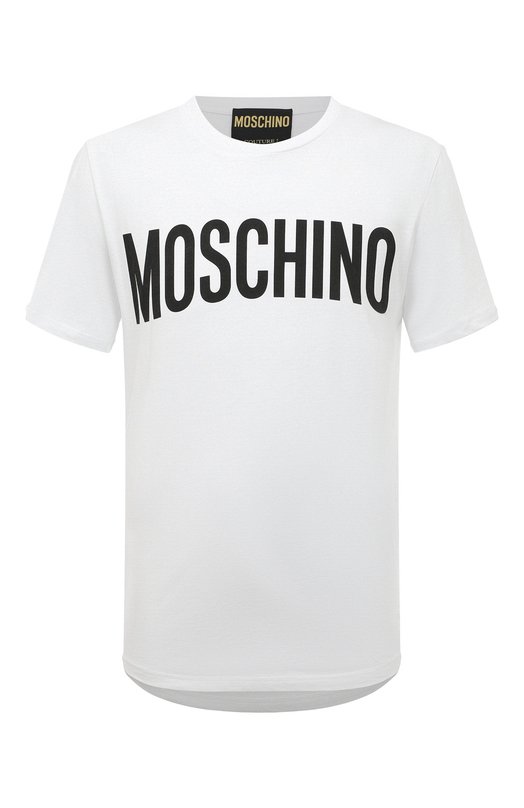 фото Хлопковая футболка moschino