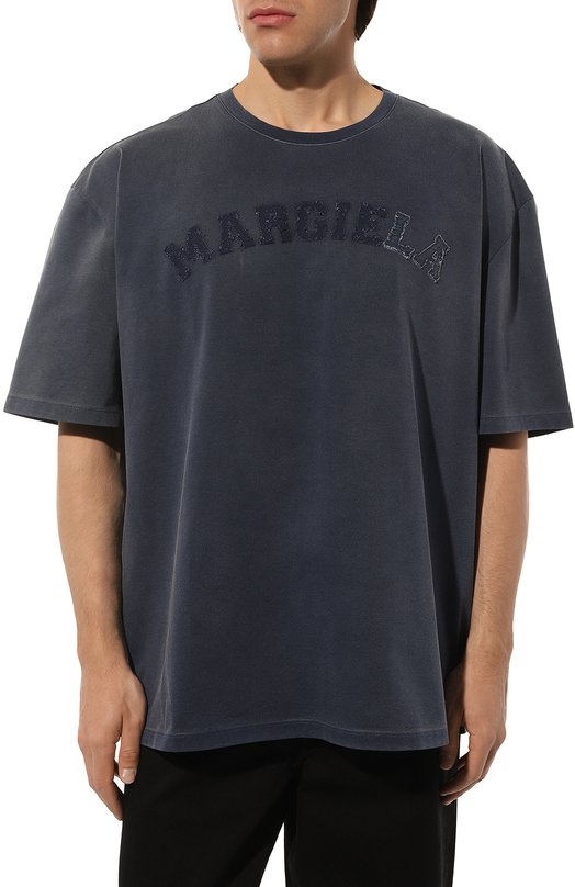 фото Хлопковая футболка maison margiela