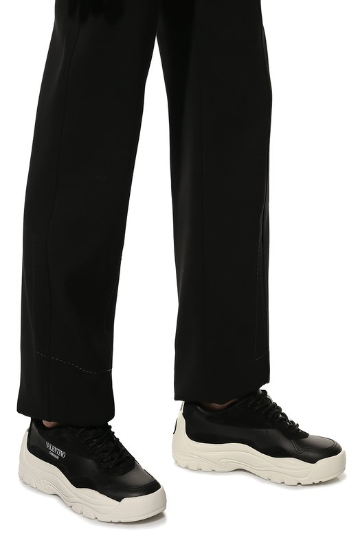 фото Кожаные кроссовки gumboy valentino