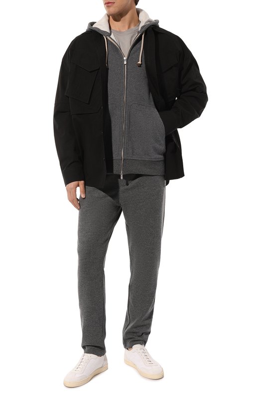 фото Хлопковая толстовка brunello cucinelli