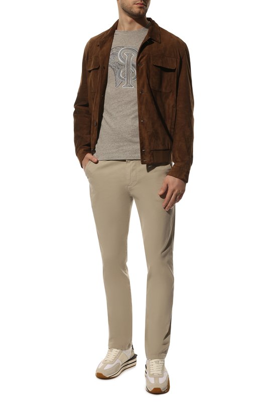 фото Хлопковая футболка stefano ricci