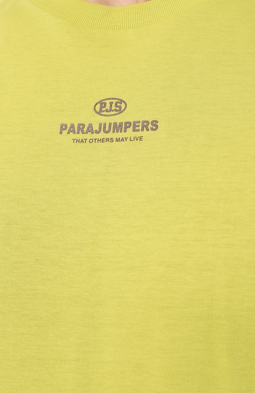 фото Хлопковая футболка parajumpers