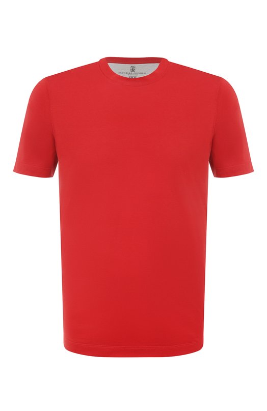 фото Хлопковая футболка brunello cucinelli