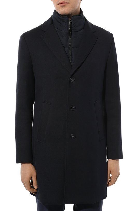 фото Пальто из хлопка и вискозы boss