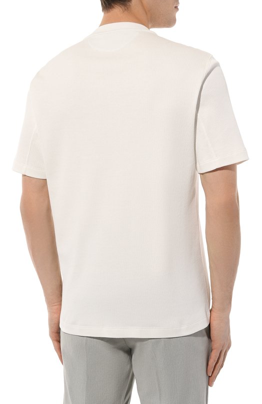 фото Хлопковая футболка brunello cucinelli