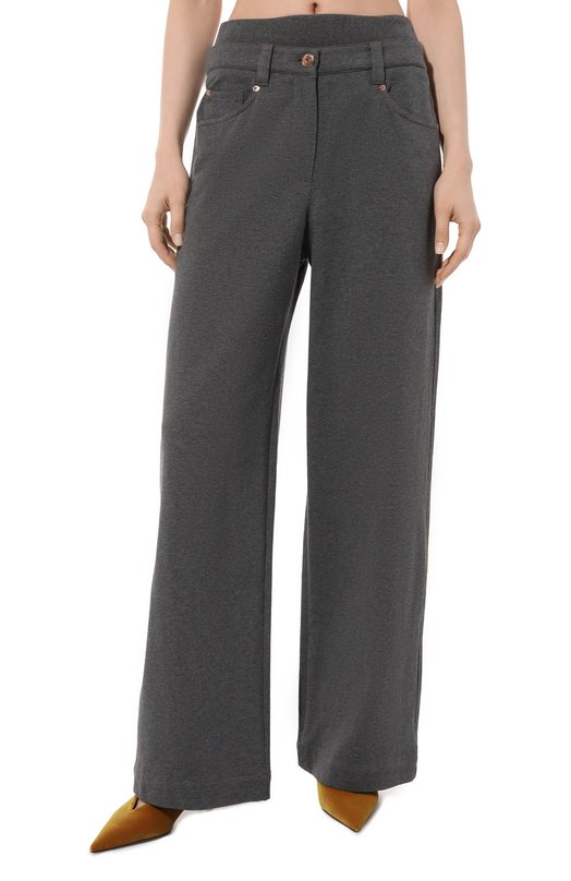 фото Хлопковые брюки brunello cucinelli