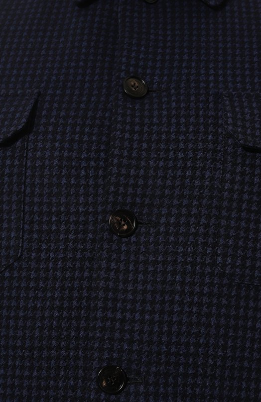 фото Куртка-рубашка из хлопка и шерсти sartorio