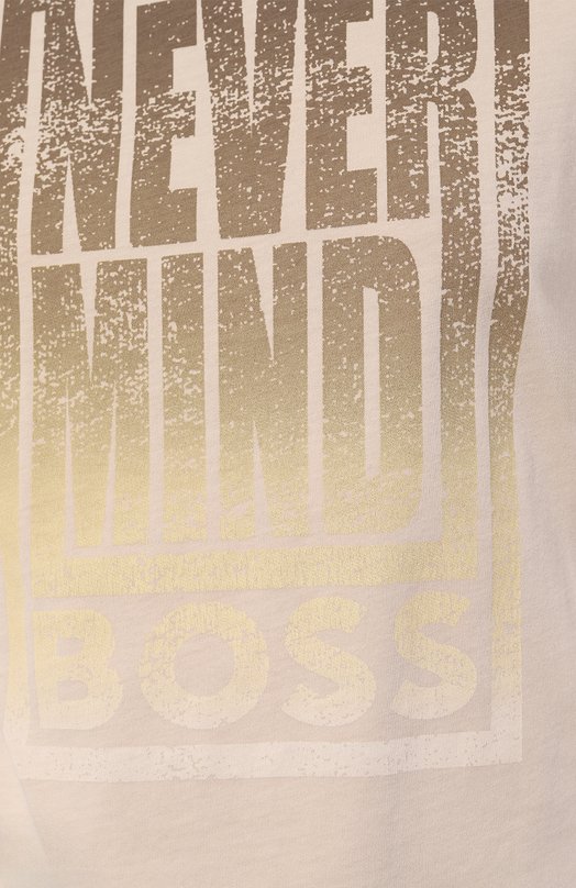 фото Хлопковая футболка boss