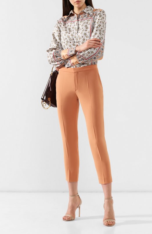 фото Брюки со стрелками chloé