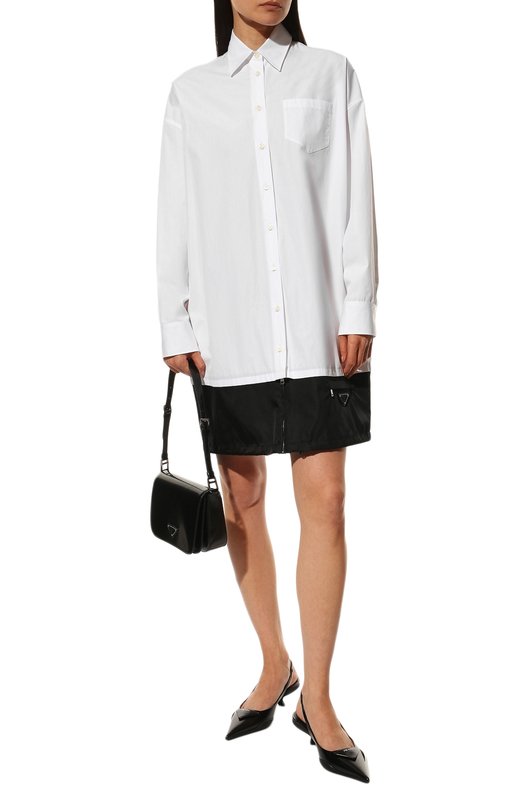 фото Хлопковое платье prada