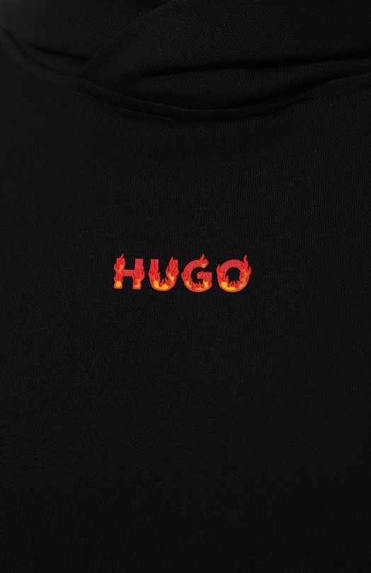 фото Хлопковое худи hugo